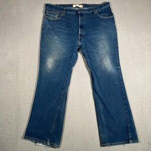 Levis Jeans Mens 40x30 Blue Vintage 517 Bootcut Denim Cowboy Rodeo‎ Workwear